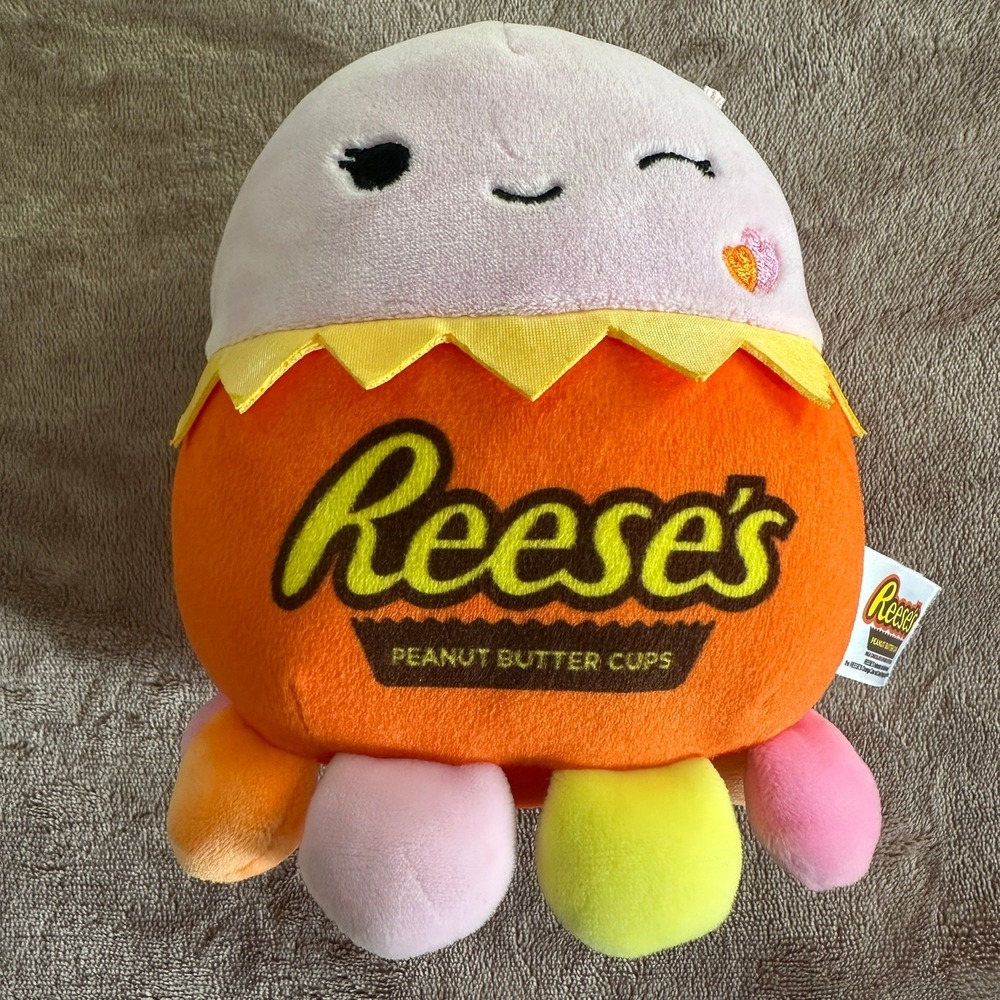 Squishmallow‎ Jeanne the Reese's Peanut Butter Cup Octopus Hershey Squad 5"